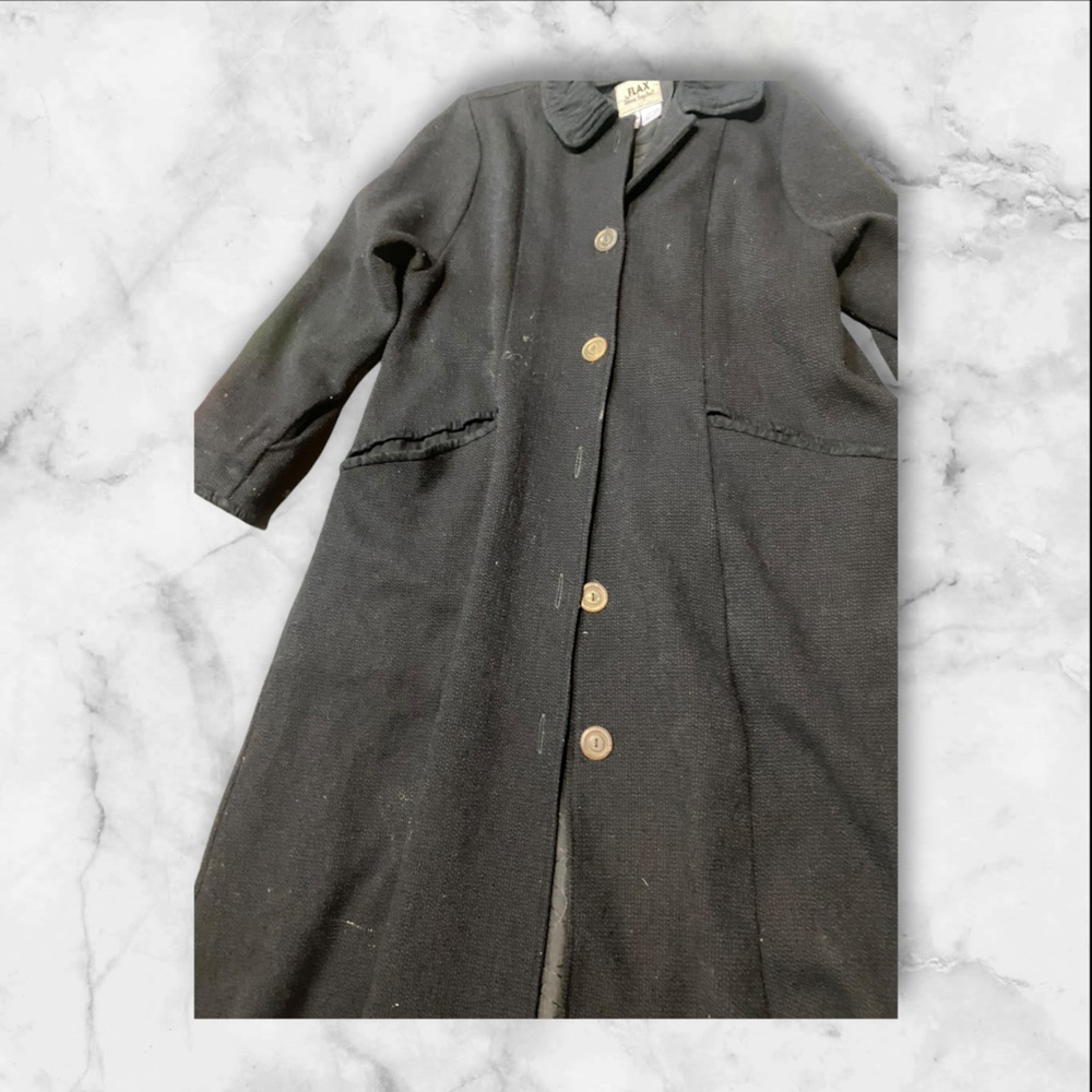 FLAX by Jeanne Engelhart medium heavy duty trench jacket